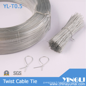 Effacer le lien de câble torsadé forme ronde (YL-T0.5)